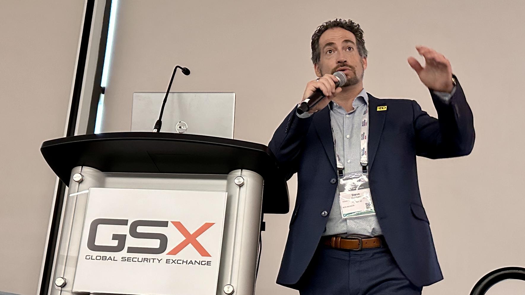 Steve Reinharz on stage